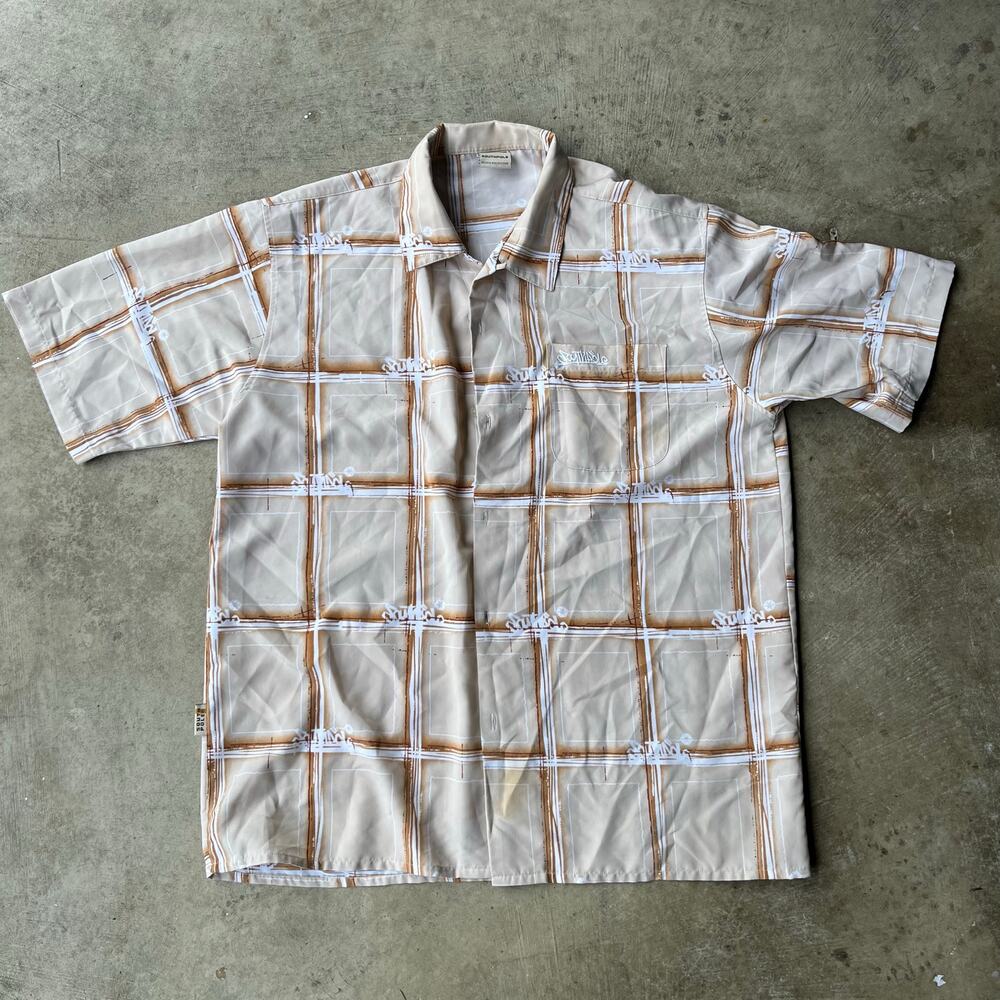 VINTAGE SOUTHPOLE Y2K BUTTON UP SHIRT XL BAGGY HIPHOP